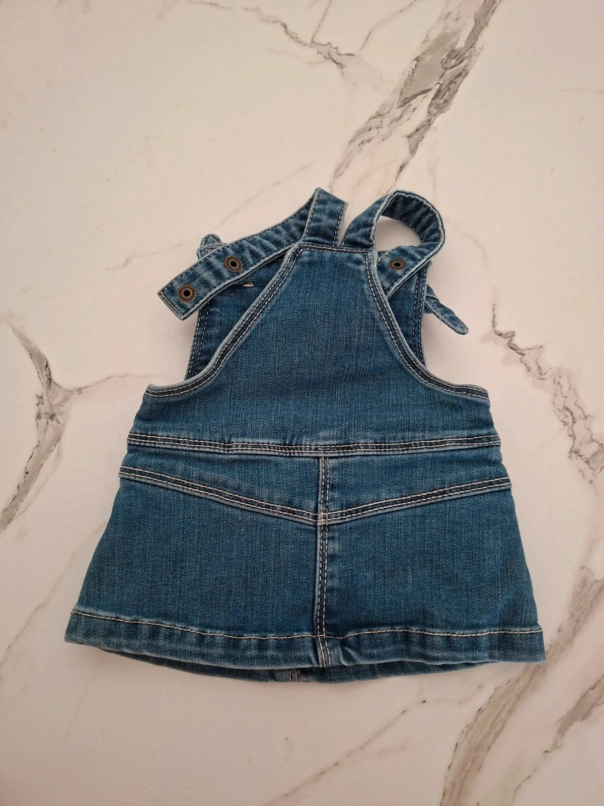 Robe salopette en jean - 3 mois 59cm - Tape à l'œil – photo 4